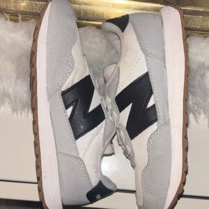 New Balance Kids' Gray and Black Retro 237 11c TD